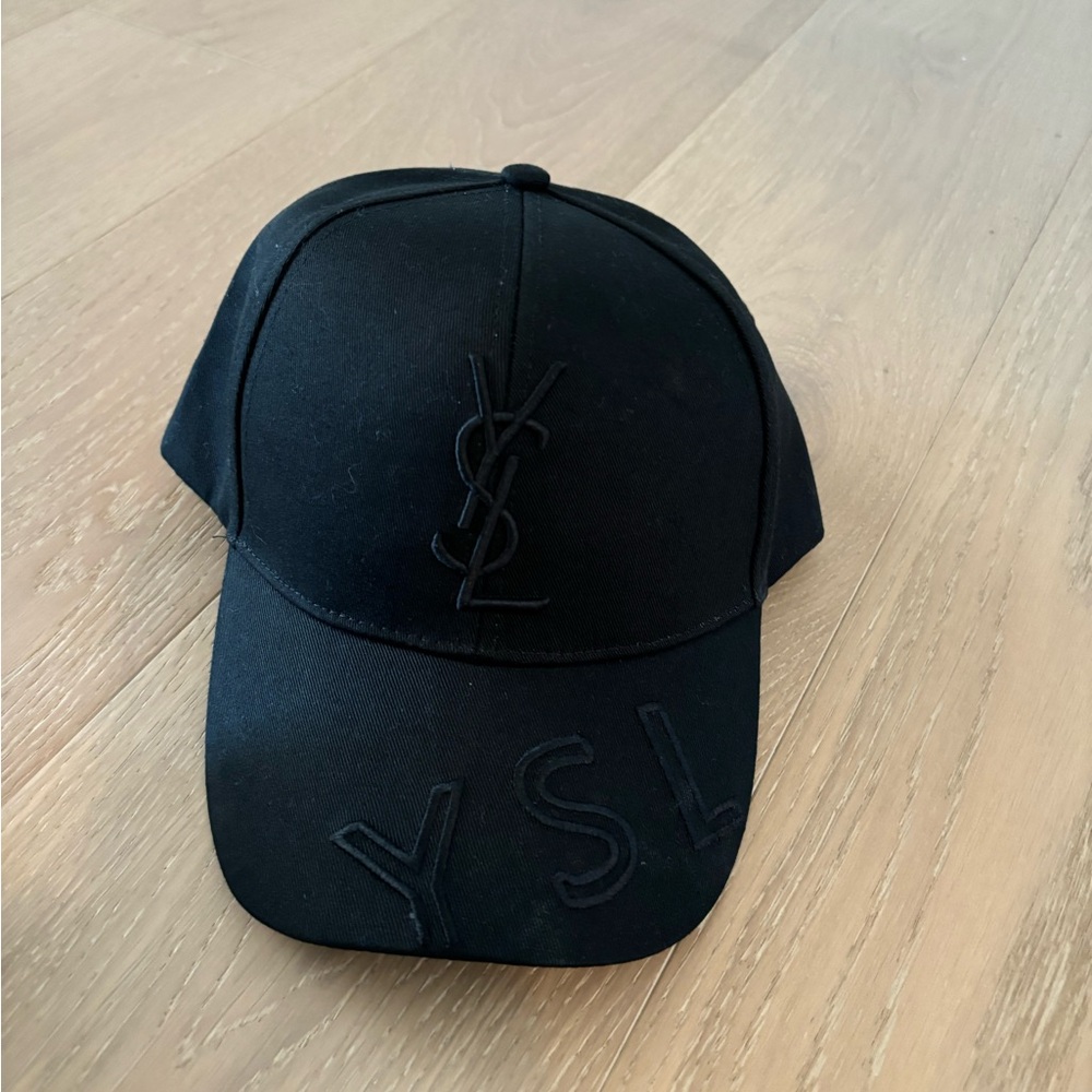 YSL baseball hat.